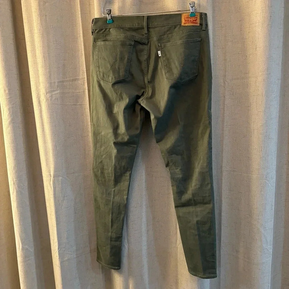 Levi’s 710 Super Skinny Misses Size 32W/30L. Olive,Army Green. Like new. - Picture 3 of 6